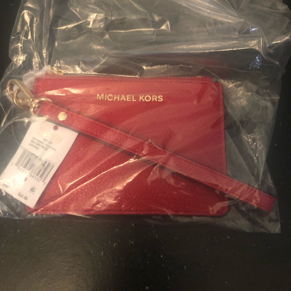 Michael Kors Mercer Pebble Leather Coin Purse